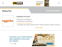 Tablet Screenshot of aggreko-polska.livesound.pl