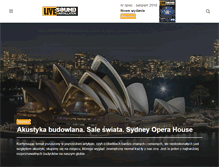 Tablet Screenshot of livesound.pl